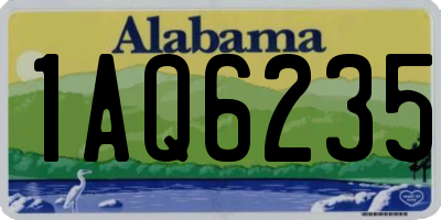 AL license plate 1AQ6235
