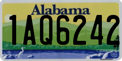 AL license plate 1AQ6242