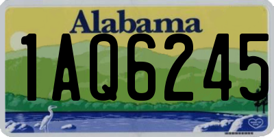 AL license plate 1AQ6245