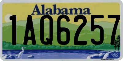AL license plate 1AQ6257
