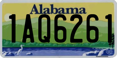 AL license plate 1AQ6261