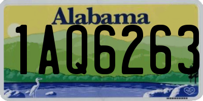 AL license plate 1AQ6263