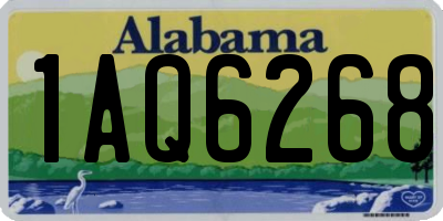 AL license plate 1AQ6268