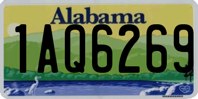 AL license plate 1AQ6269