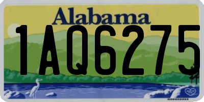 AL license plate 1AQ6275