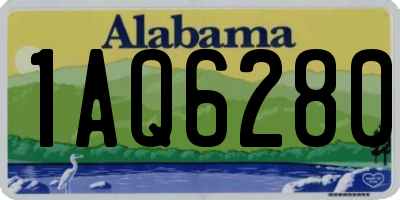AL license plate 1AQ6280
