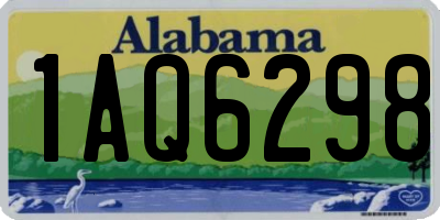 AL license plate 1AQ6298