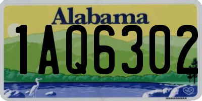 AL license plate 1AQ6302