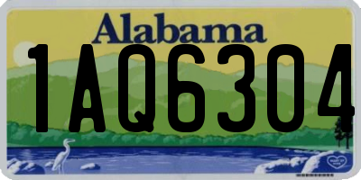 AL license plate 1AQ6304