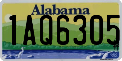 AL license plate 1AQ6305