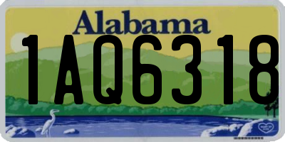 AL license plate 1AQ6318