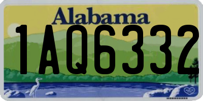 AL license plate 1AQ6332