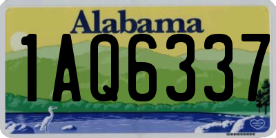 AL license plate 1AQ6337