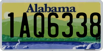 AL license plate 1AQ6338