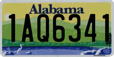 AL license plate 1AQ6341