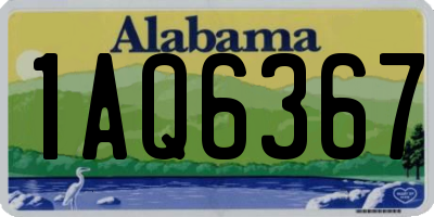 AL license plate 1AQ6367