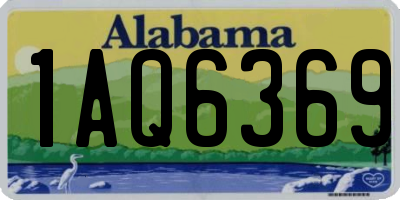 AL license plate 1AQ6369