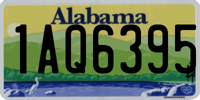 AL license plate 1AQ6395