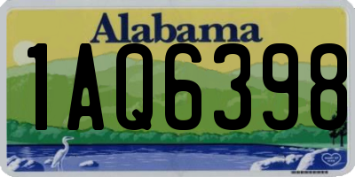 AL license plate 1AQ6398