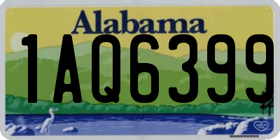 AL license plate 1AQ6399