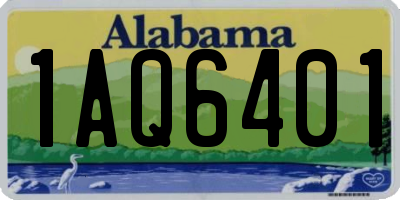 AL license plate 1AQ6401