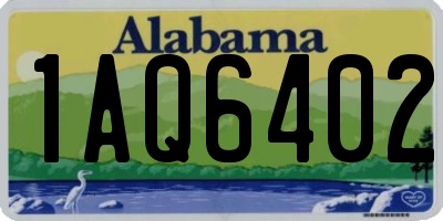 AL license plate 1AQ6402