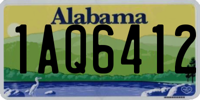 AL license plate 1AQ6412