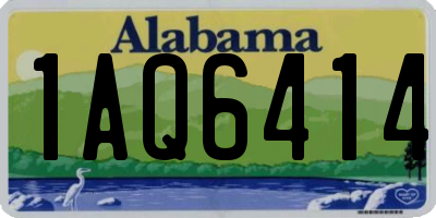 AL license plate 1AQ6414