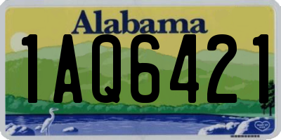 AL license plate 1AQ6421
