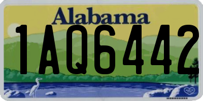 AL license plate 1AQ6442