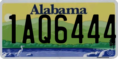 AL license plate 1AQ6444