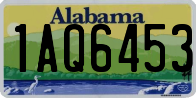 AL license plate 1AQ6453