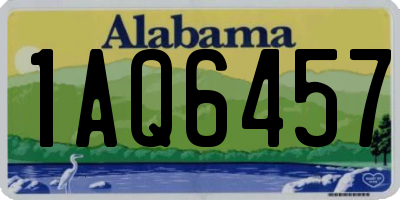 AL license plate 1AQ6457