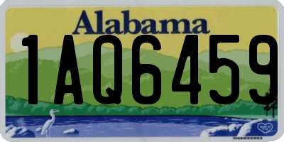 AL license plate 1AQ6459