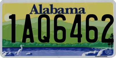 AL license plate 1AQ6462