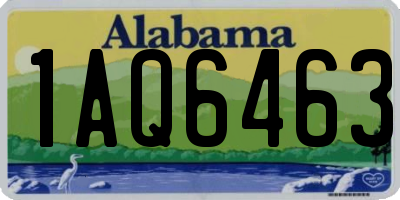 AL license plate 1AQ6463