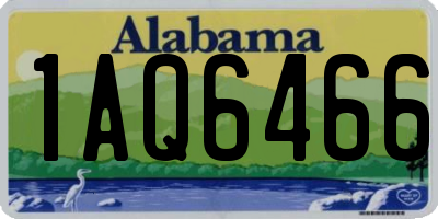 AL license plate 1AQ6466