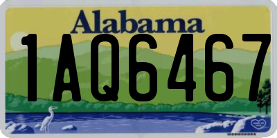 AL license plate 1AQ6467