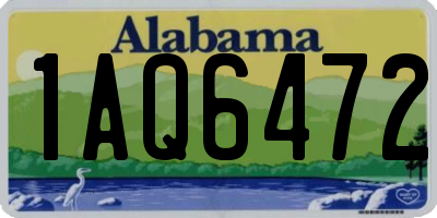 AL license plate 1AQ6472