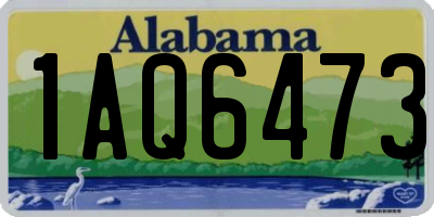 AL license plate 1AQ6473