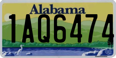 AL license plate 1AQ6474