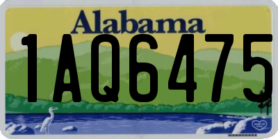 AL license plate 1AQ6475