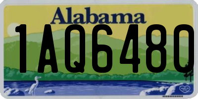 AL license plate 1AQ6480