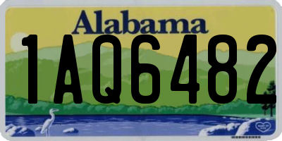 AL license plate 1AQ6482