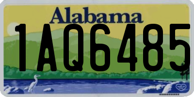 AL license plate 1AQ6485