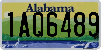 AL license plate 1AQ6489