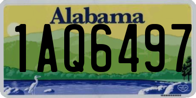 AL license plate 1AQ6497