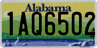AL license plate 1AQ6502