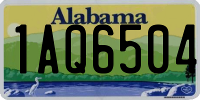 AL license plate 1AQ6504