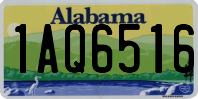 AL license plate 1AQ6516